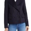 Sam Edelman Mavy Blue Wool Blend Peacoat