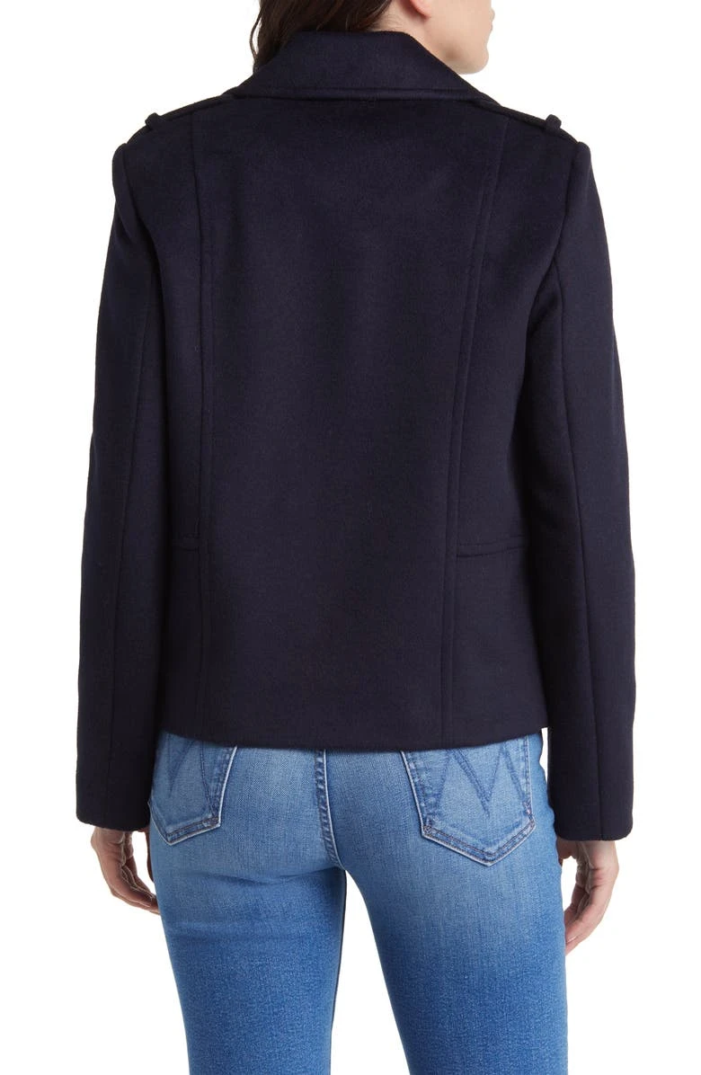 Sam Edelman Mavy Blue Wool Blend Peacoat 4 Sam Edelman Mavy Blue Wool Blend Peacoat - Image 2