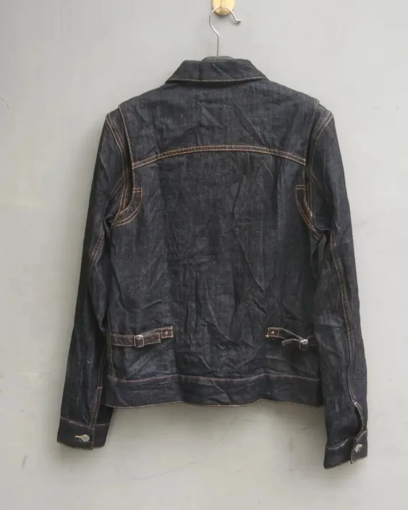 Sandro Type A-2 Blue Denim Flight Jacket 4 Sandro Type A-2 Blue Denim Flight Jacket - Image 2