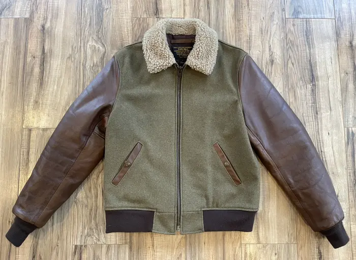 Schott 793 B-15 Brown Leather Bomber Jacket 3 Schott 793 B-15 Brown Leather Bomber Jacket