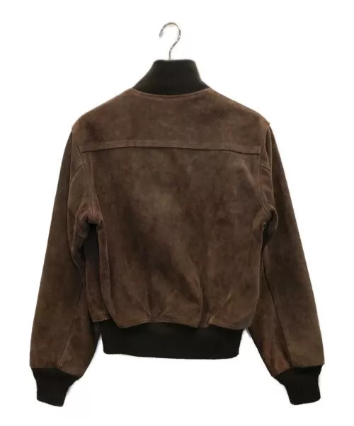 Schott Type A-1 Brown Suede Flight Bomber Jacket 4 Schott Type A-1 Brown Suede Flight Bomber Jacket - Image 2