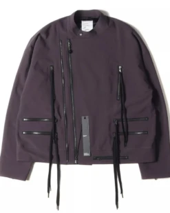 Shareef Patted Military Cotton Nylon Twill Bomber Ma-1 Jacket