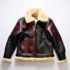B3 Sheepskin Leather Bomber Jacket -Us Military Jacket Sheepskin Leather Bomber Jacket