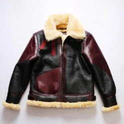 B3 Sheepskin Leather Bomber Jacket