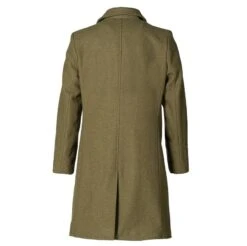 Single Breasted Officer’s Trench Coat -Us Military Jacket Single Breasted Officers Coat Olive
