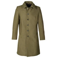 Single Breasted Officer’s Trench Coat -Us Military Jacket Single Breasted Officers Coat Olive