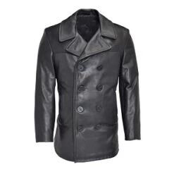 Slimfit Black Peacoat