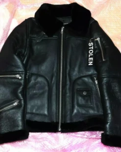 Stolen Girlfriends Club B-3 Shearling Leather Jacket