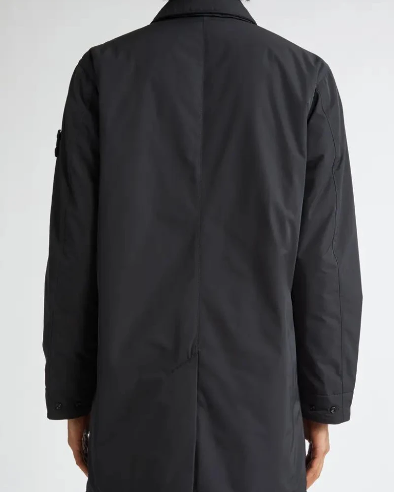 Stone Island Black Hidden Placket Jacket 4 Stone Island Black Hidden Placket Jacket - Image 2