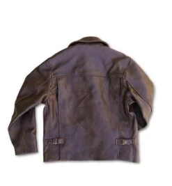 Striated Lambskin Adventurer Jacket -Us Military Jacket Striated Lambskin Adventurer Brown Jacket