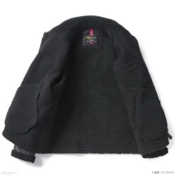 Strict-g Alpha B-3 Red Comet Black Leather Flight Jacket 9 Strict-g Alpha B-3 Red Comet Black Leather Flight Jacket -Us Military Jacket Strict g Alpha B 3 Red Comet Black Flight Jacket