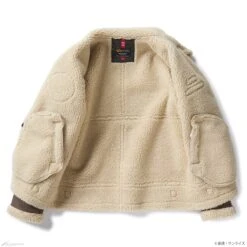 Strict-g Alpha B-3 Zeon Forces Brown Leather Flight Jacket -Us Military Jacket Strict g Alpha B 3 Zeon Forces Brown Leather Jacket