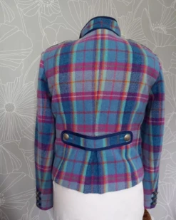 Stuning Designer Scottish Tweed Tartan Military Jacket 5 Stuning Designer Scottish Tweed Tartan Military Jacket -Us Military Jacket Stuning Designer Scottish Tartan Military Jacket