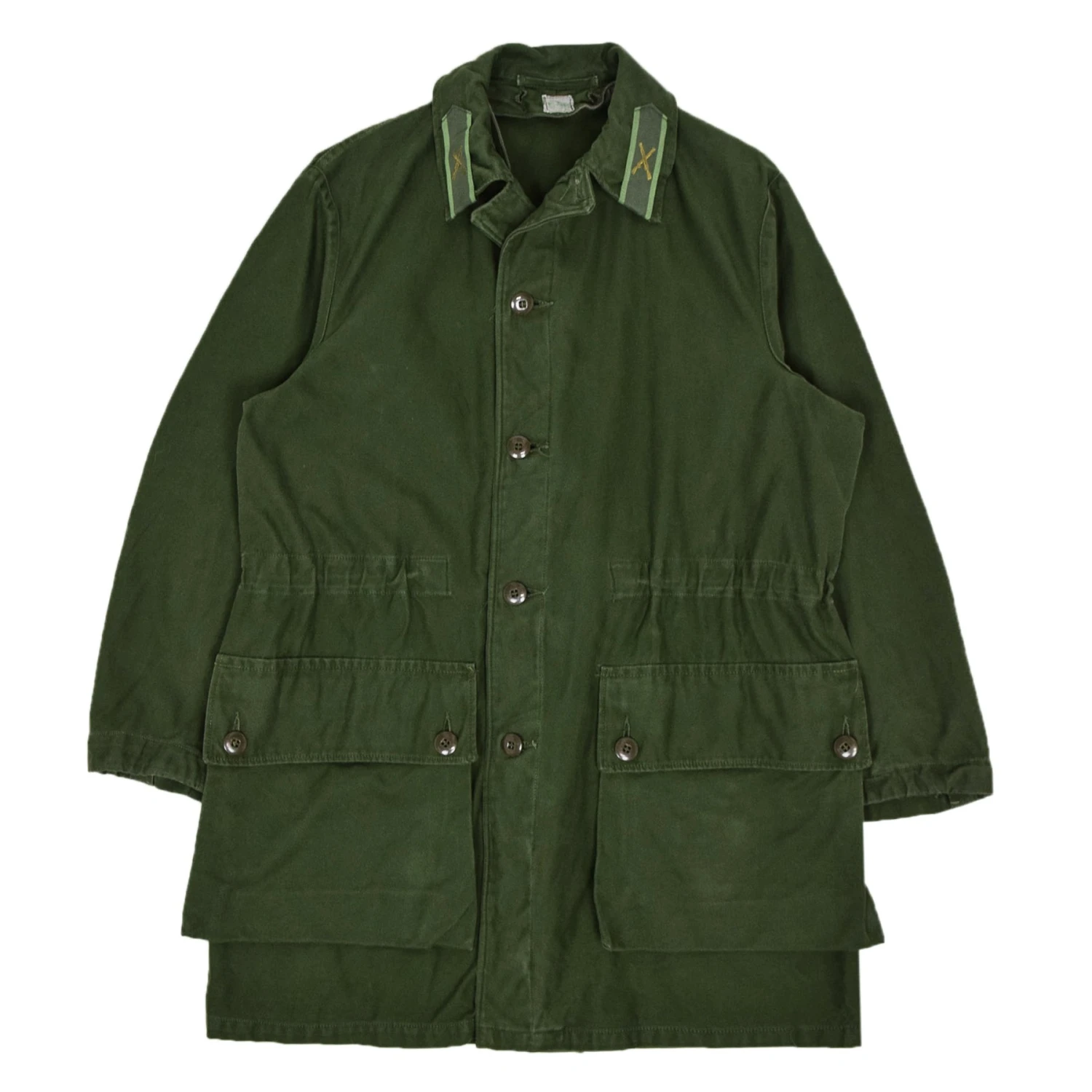 Swedish Olive Green Military Field Coat 3 Swedish Olive Green Military Field Coat