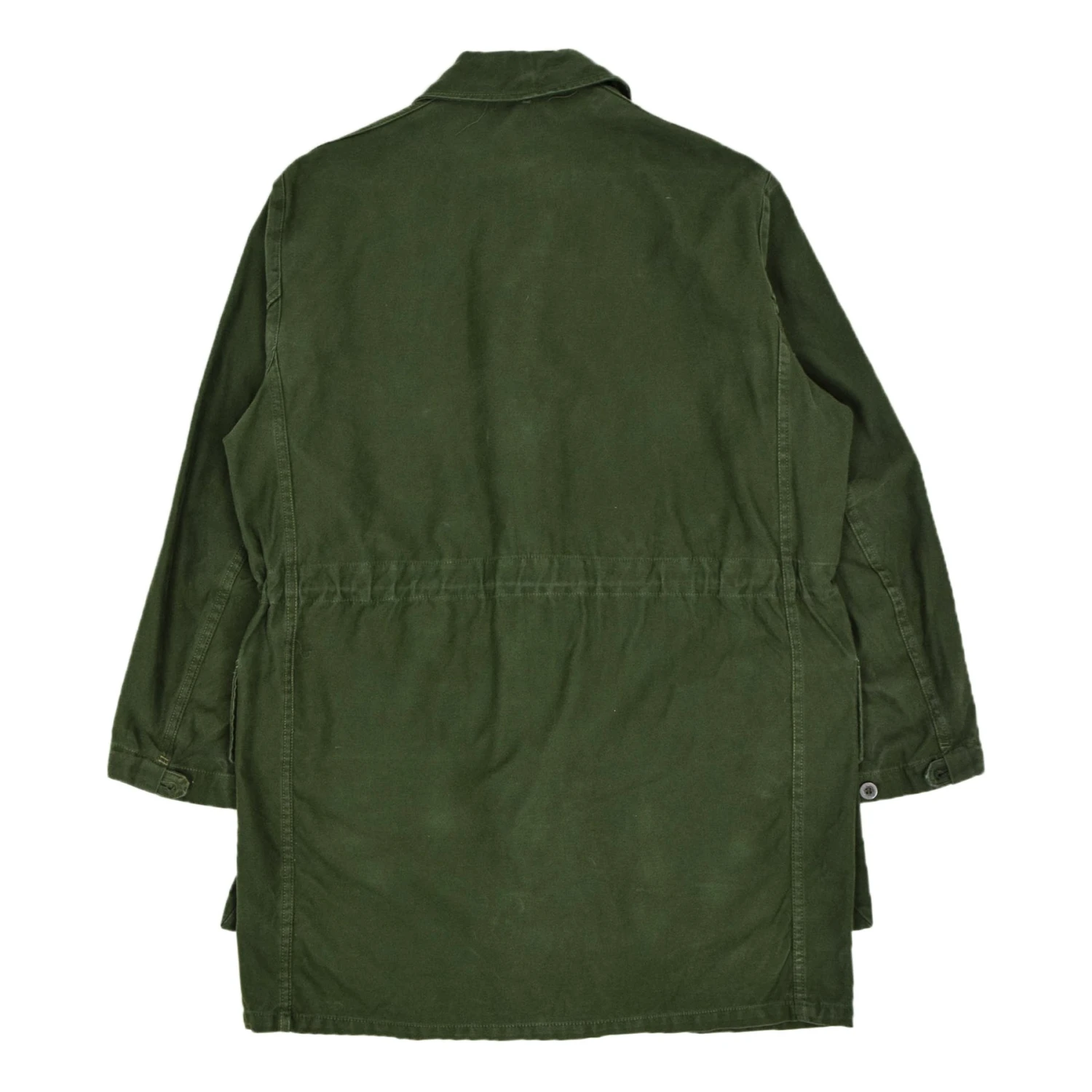 Swedish Olive Green Military Field Coat 4 Swedish Olive Green Military Field Coat - Image 2