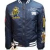 TOP GUN MA-1 “CHAMPS” BOMBER JACKET -Us Military Jacket TOP GUN MA 1 CHAMPS BOMBER JACKET