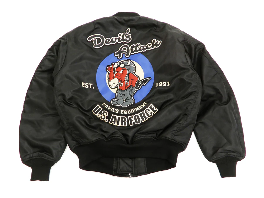 Tedman Ma-1 Black Leather Flight Bomber Jacket 3 Tedman Ma-1 Black Leather Flight Bomber Jacket