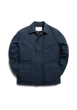 The Fitzrovia Navy Blue Field Jacket