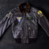 The Movie Version Tomcat Black Leather G-1 Flight Jacket -Us Military Jacket The Movie Version Tomcat Black Leather G 1 Flight Jacket