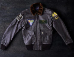 The Movie Version Tomcat Black Leather G-1 Flight Jacket