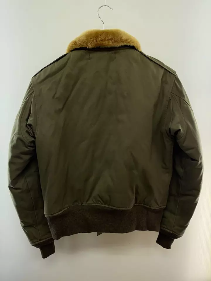 The Real McCoy’s B-10 Air Forces Khaki Cotton Flight Jacket 4 The Real McCoy’s B-10 Air Forces Khaki Cotton Flight Jacket - Image 2