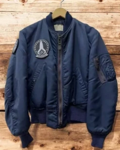 The Real Mccoy’s B-15 Navy Blue Nylon Flight Jacket