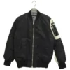 The Shepherd Ma-1 Black And White Flight Jacket