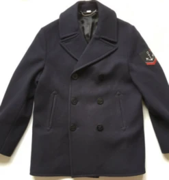 Tiger Silk Embroidered Pea Coat