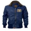 Top Gun Kids B-15 Wings Navy-Blue Bomber Jacket 1 Top Gun Kids B-15 Wings Navy-Blue Bomber Jacket -Us Military Jacket Top Gun Kids B 15 Wings Navy Blue Bomber Jacket