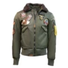 Top Gun MA-1 American Bomber Jacket -Us Military Jacket Top Gun MA 1 American Bomber Jacket 1