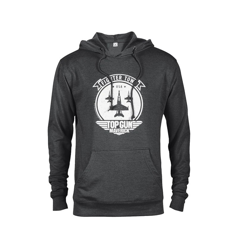 Top Gun Maverick Fighter Town Charcoal Pullover Hoodie 3 Top Gun Maverick Fighter Town Charcoal Pullover Hoodie