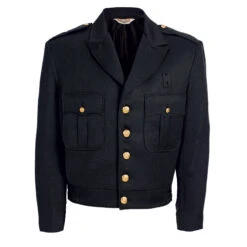 United Uniform Mfr. Button Front Ike Navy Blue Jacket