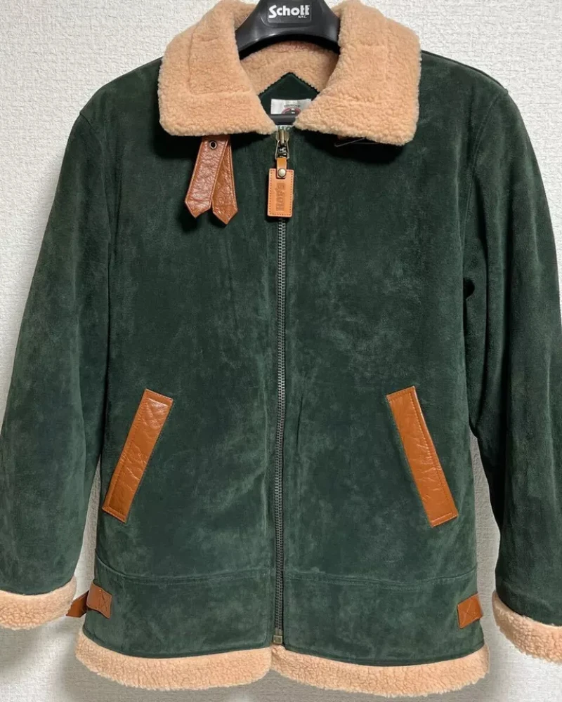 Untory Hop S Men’ S Genuine Leather B-3 Back Boa Bomber Jacket 3 Untory Hop S Men’ S Genuine Leather B-3 Back Boa Bomber Jacket