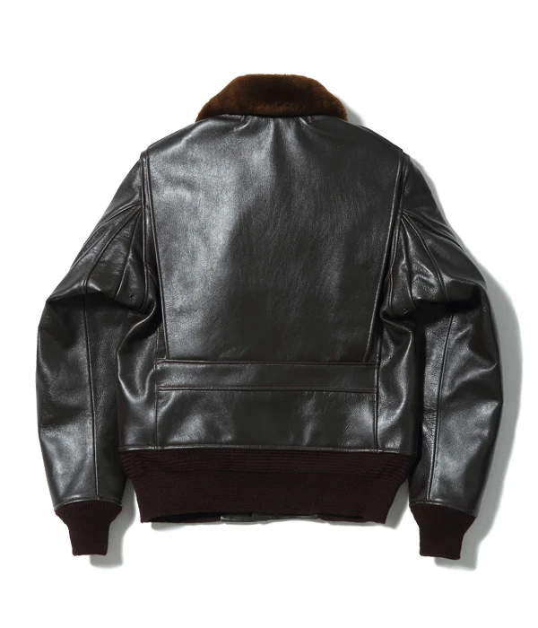 Vietnam Emb’d Lining G-1 Black Leather Bomber Jacket 4 Vietnam Emb’d Lining G-1 Black Leather Bomber Jacket - Image 2