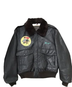 Vintage 70s Cooper G-1 Leather Flight Aviator Bomber Jacket