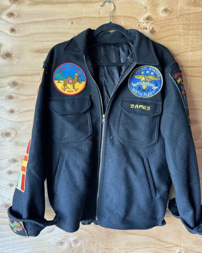 Vintage 80s Cooper Type G-1 Wool Flight Jacket 3 Vintage 80s Cooper Type G-1 Wool Flight Jacket