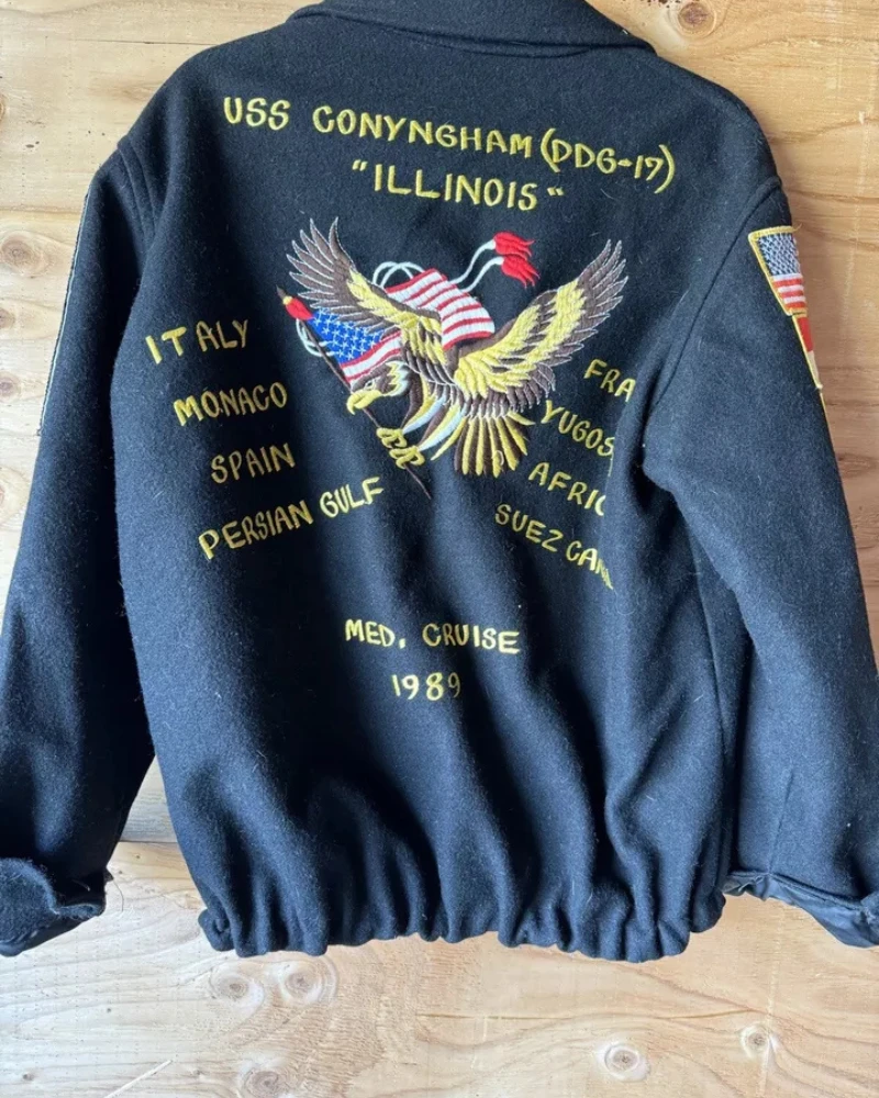 Vintage 80s Cooper Type G-1 Wool Flight Jacket 4 Vintage 80s Cooper Type G-1 Wool Flight Jacket - Image 2