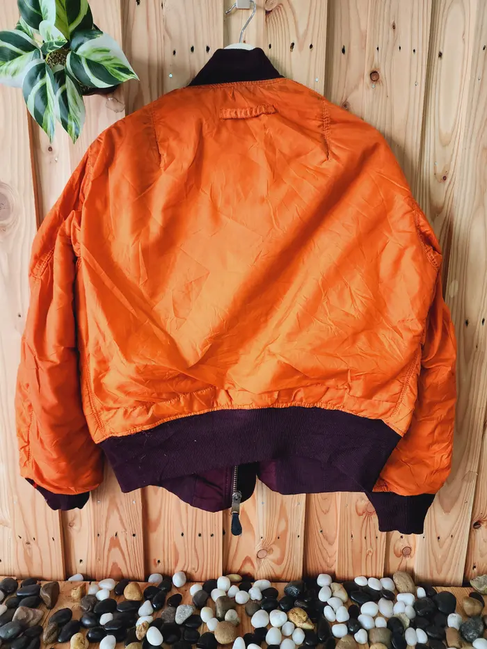 Vintage Alpha Industries Reversible Ma-1 Flight Jacket 5 Vintage Alpha Industries Reversible Ma-1 Flight Jacket - Image 3