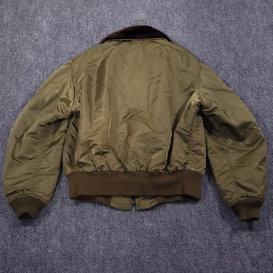 Vintage Authentic Avirex B-15 Pilot Air Force Bomber Jacket 4 Vintage Authentic Avirex B-15 Pilot Air Force Bomber Jacket - Image 2