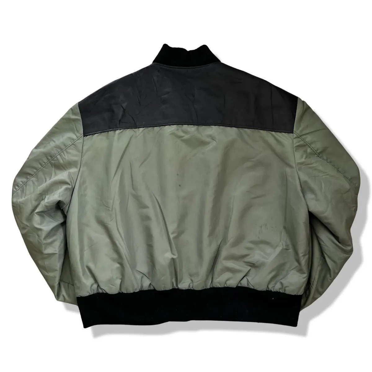 Vintage Military Schott Ma-1 Flight Bomber Jacket 4 Vintage Military Schott Ma-1 Flight Bomber Jacket - Image 2