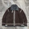 Vintage Rare Dogtown B-3 Suede Shearling Flight Jacket