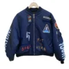 Vintage Spacecraft Ma-1 Streetwear Blue Bomber Jacket 2 Vintage Spacecraft Ma-1 Streetwear Blue Bomber Jacket -Us Military Jacket Vintage Spacecraft Ma 1 Streetwear Blue Bomber Jacket