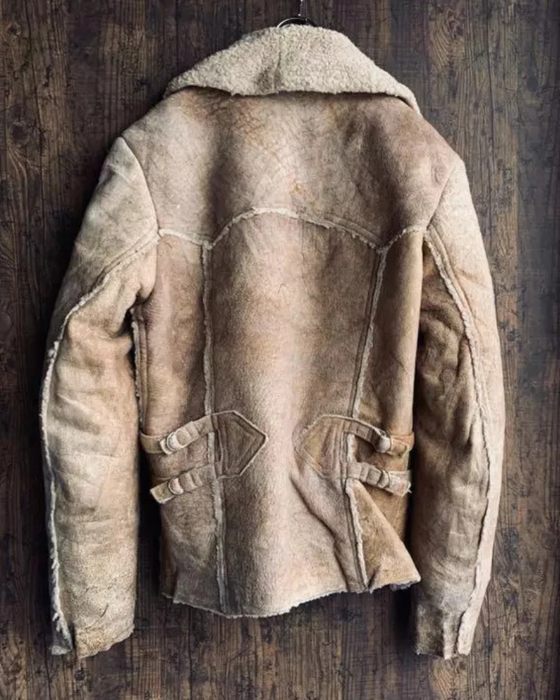Vintage Swedish Shearling Riders Grizzly B-3 Style Jacket 4 Vintage Swedish Shearling Riders Grizzly B-3 Style Jacket - Image 2