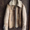 Vintage Swedish Shearling Riders Grizzly B-3 Style Jacket
