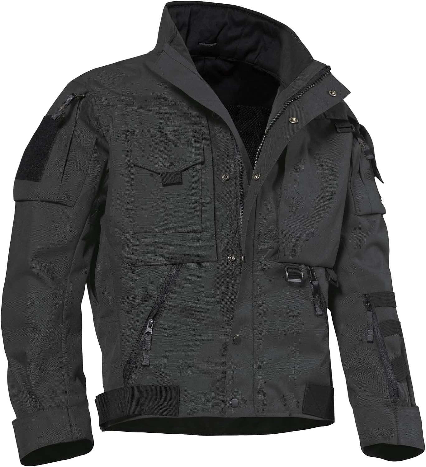 Volita Military Cordura Tactical Black Cotton Jacket 3 Volita Military Cordura Tactical Black Cotton Jacket
