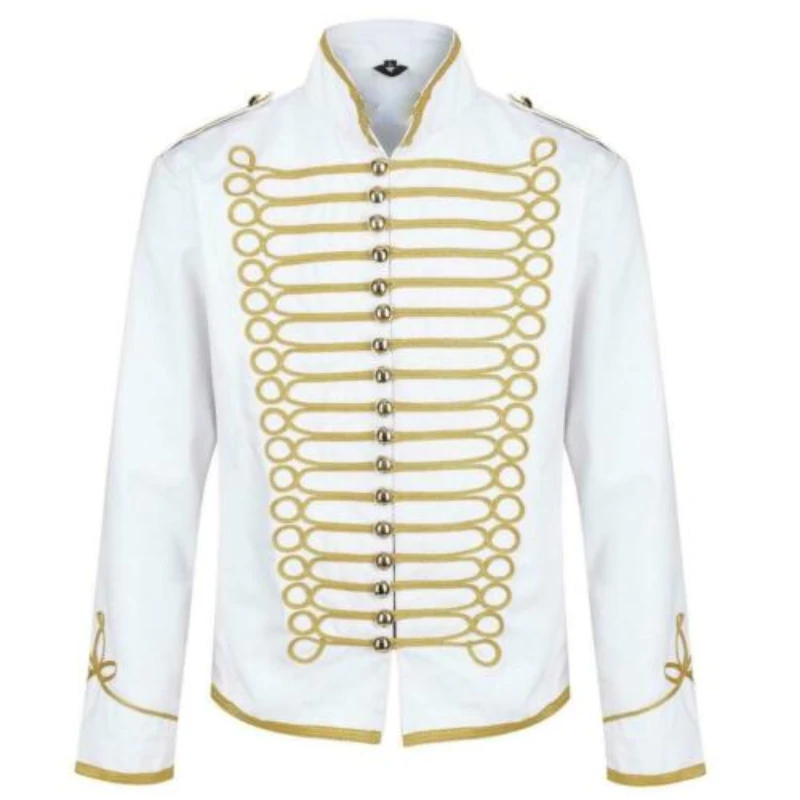 White Hussar Military Parade Jacket 3 White Hussar Military Parade Jacket