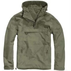 Windbreaker Olive Polyester Jacket