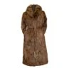 Women Brown Karakul Fur Long Winter Trench Coat -Us Military Jacket Women Astrakhan Brown Karakul Persian Lamb Fur Winter Warm Trench Coat 1