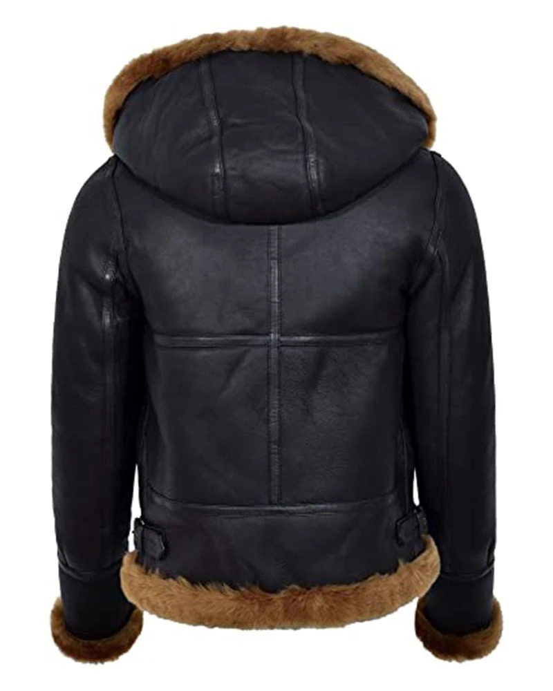 Women’s Brown B-3 Flying Jacket 4 Women’s Brown B-3 Flying Jacket - Image 2