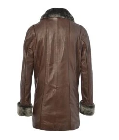 Women’s Brown Real Leather Coat 5 Women’s Brown Real Leather Coat -Us Military Jacket Womens Brown Real Leather Coat1